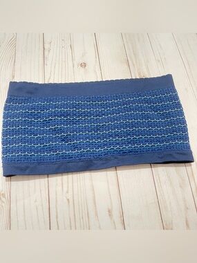 NWOT aerie Navy Crop Top Bandeau Size XL